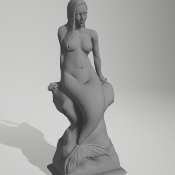 Mermaid statue 3d print