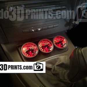 Macht Schnell like Ashtray Gauge Panel triple pod - E9X BMW M3 e90 e91 e92 e93