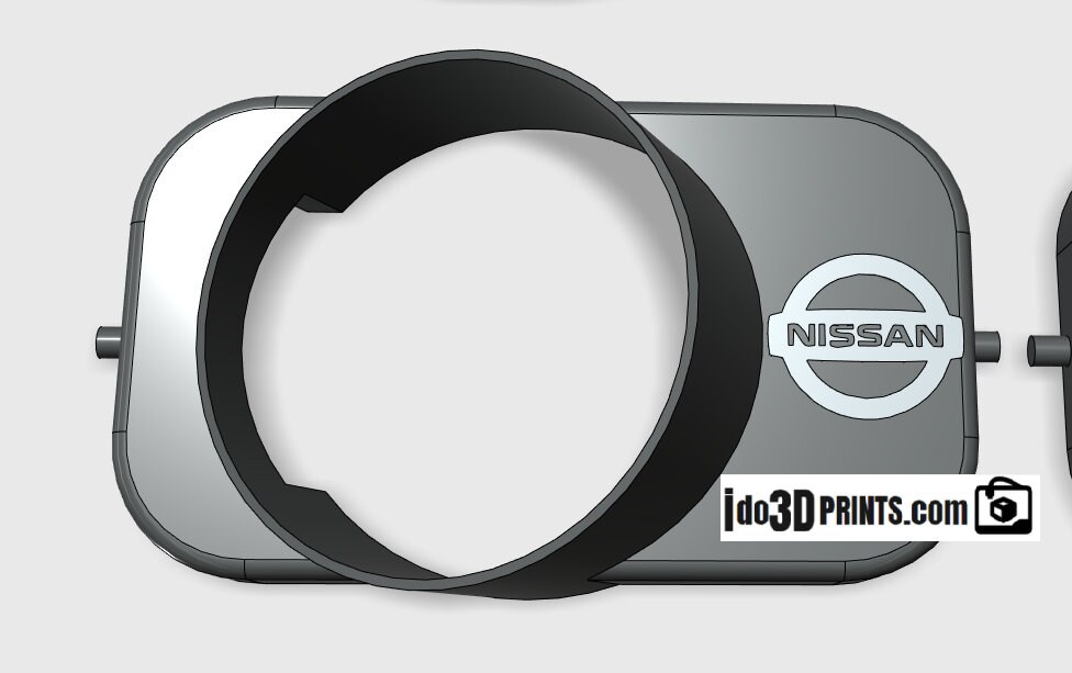 Double Pod Compteurs 52mm Pour Nissan 240SX S13 (1989-1994) - Noir ASA LHD