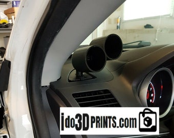 Evo x ralliart lancer gt es 08-15 defroster vent gauge hvac pod 52mm