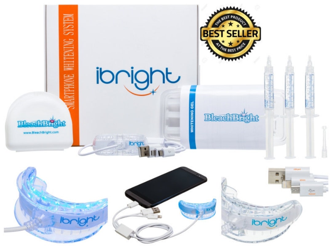 Teeth Whitening Kit From Bleachbright. iPhone Teeth Whitening Etsy