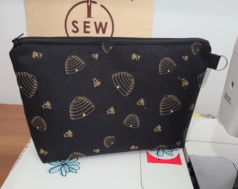 Bee themed project bag