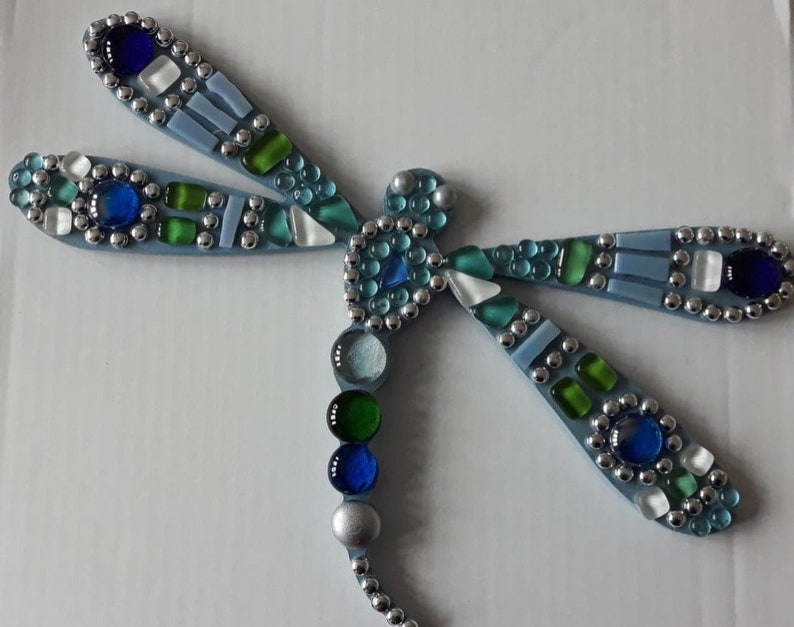 Mosaic Kit Without Cutting the Dragonfly Etsy UK