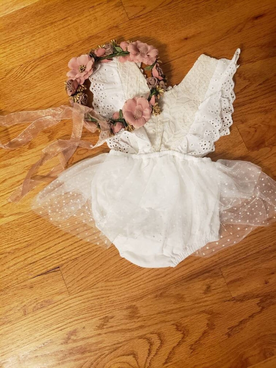 Baby Girl Cake Smash Romper Boho Baby Romper Smash Cake Etsy