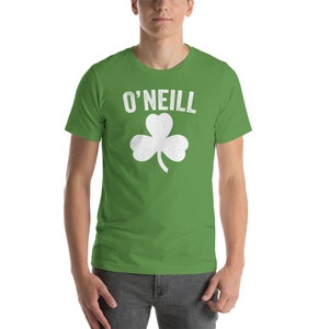 O'Neill St. Patrick's Day Shirt O'Neill Nebraska St. Paddy's Party Gift Funny Parade Day Shamrock O'Neill Irish Family Unisex T-Shirt Grass