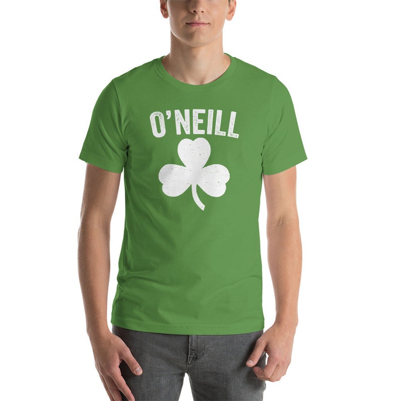 O'Neill St. Patrick's Day Shirt O'Neill Nebraska St. Paddy's Party Gift Funny Parade Day Shamrock O'Neill Irish Family Unisex T-Shirt Grass