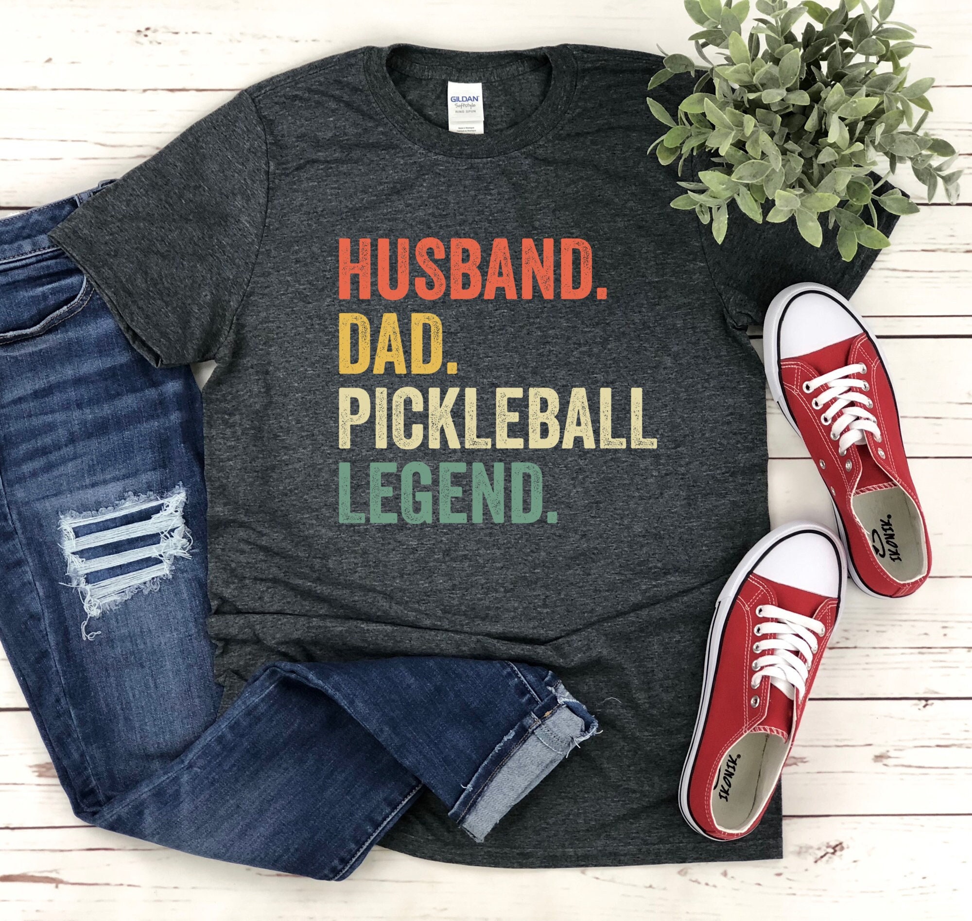 Husband Dad Pickleball Legend Shirt Tank Top Sweatshirt - Etsy
