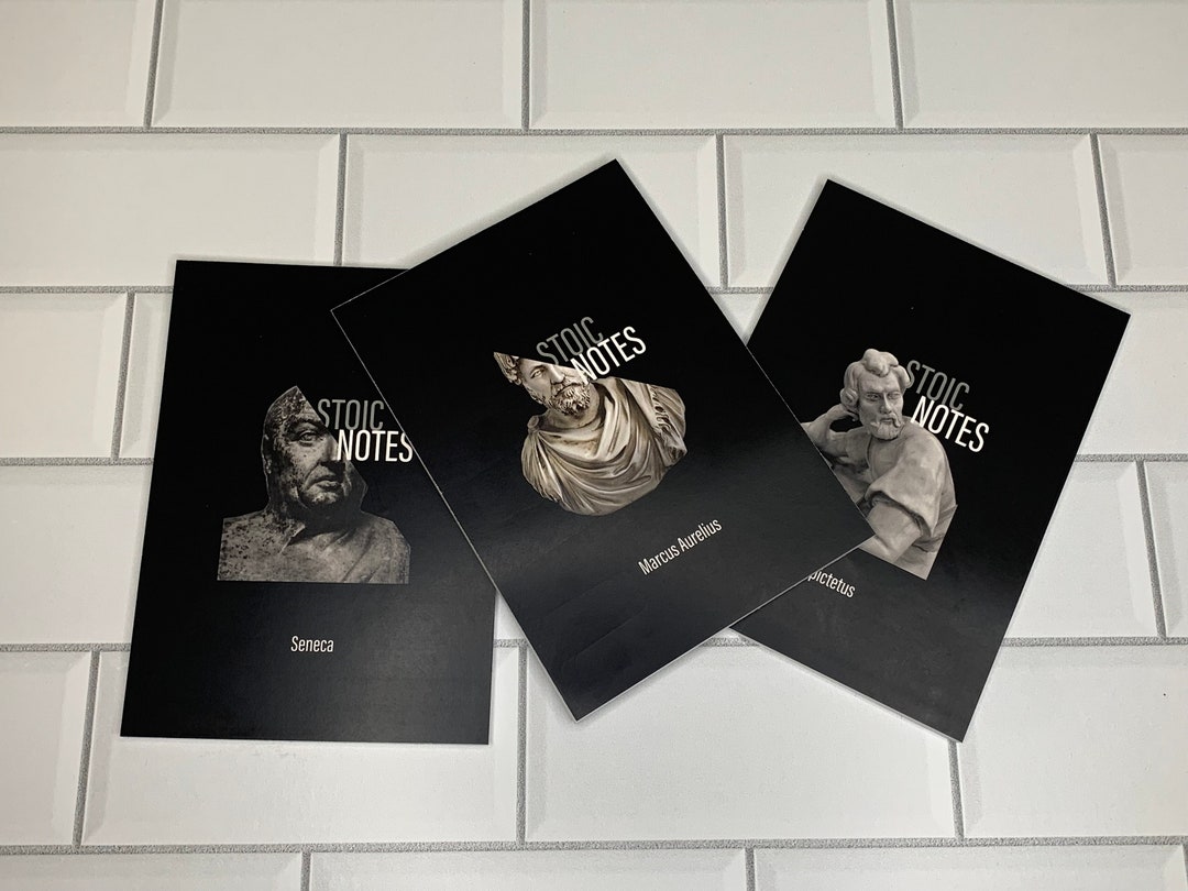 Stoic Notes 5x7 Scratchpad With Stoic Quotes Etsy