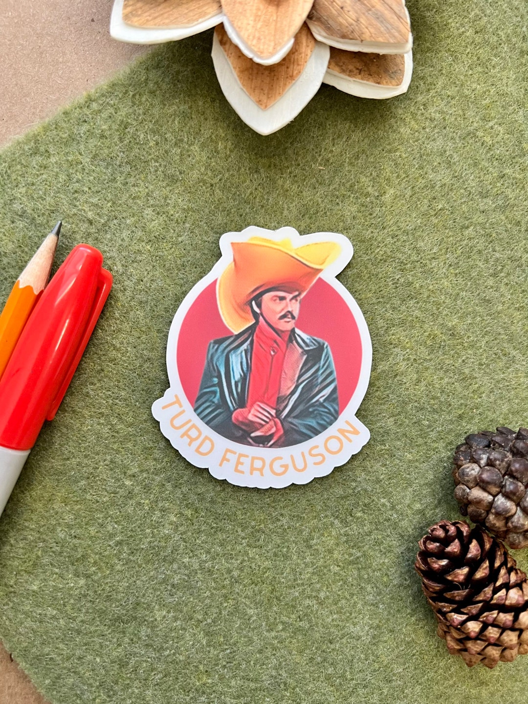 Turd Ferguson Funny Sticker / Jeopardy Meme Gag Etsy