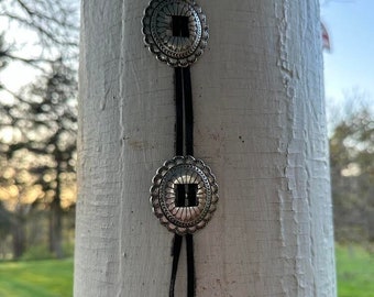 Handgefertigte Concho verstellbare Lederkette