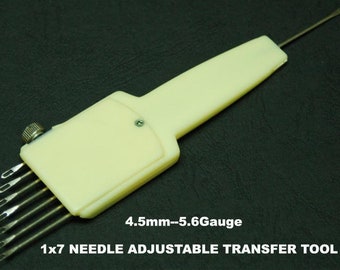 1X7 Outil de transfert réglable d’aiguille pour tous les 4.5mm Brother/ Silver Reed Knitting Machine