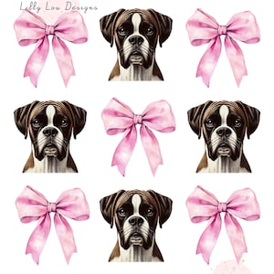 Boxer Coquette PNG Digital File