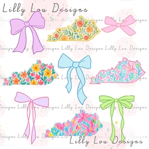 Multi Pattern Kentucky Coquette PNG Digital File