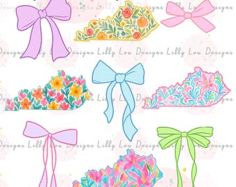 Multi Pattern Kentucky Coquette PNG Digital File