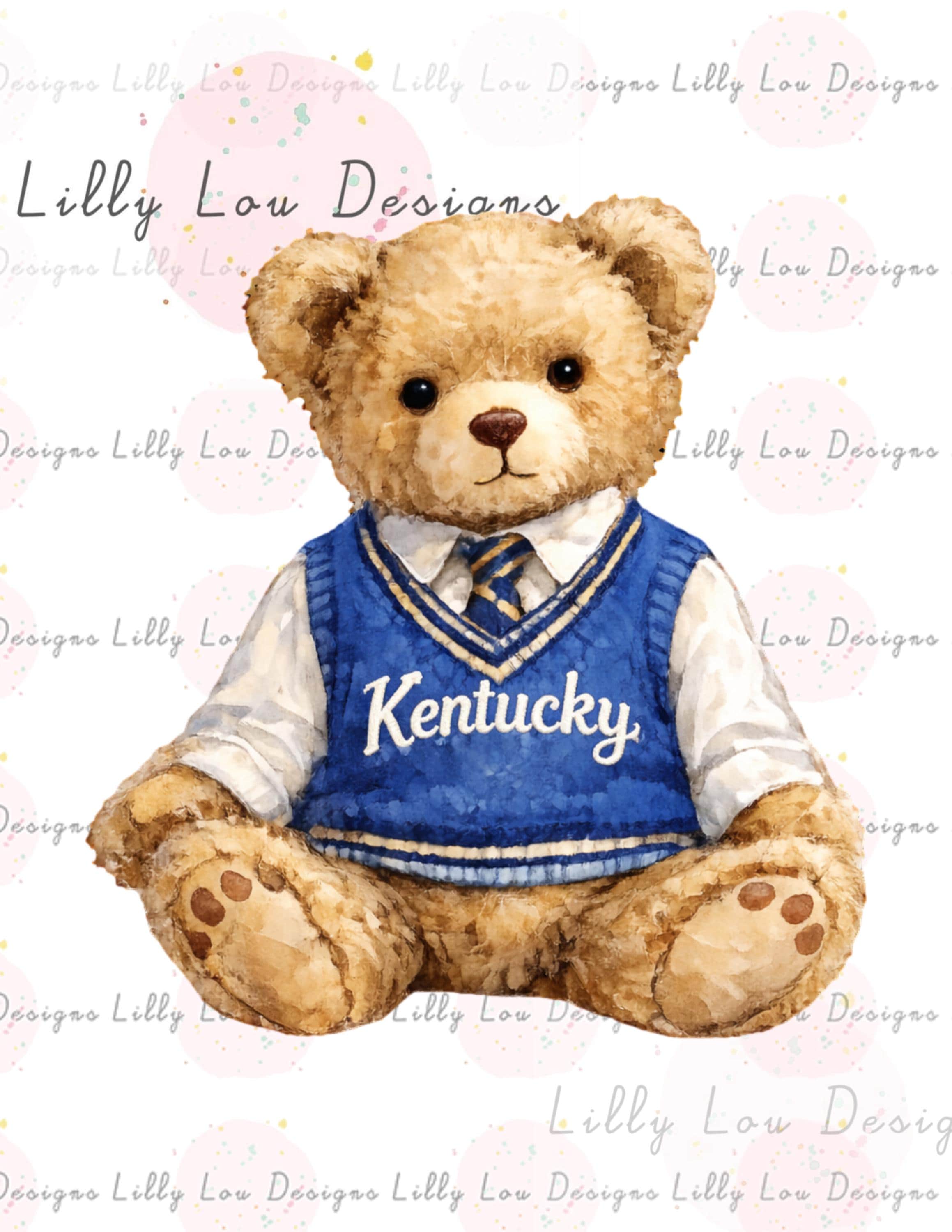 Kentucky Vintage Bear - Etsy