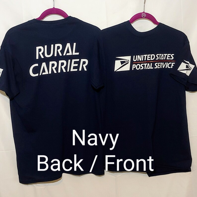 RURAL CARRIER Triple Print USPS Postal Mail Carrier T-Shirt | Etsy