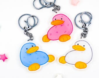 Webkinz Google Keychain | Pink, white, blue google, nostalgia keyring, 2 inch keychain