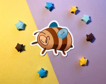 Bumble Bee Stickers, Die Cut, Waterproof Stickers