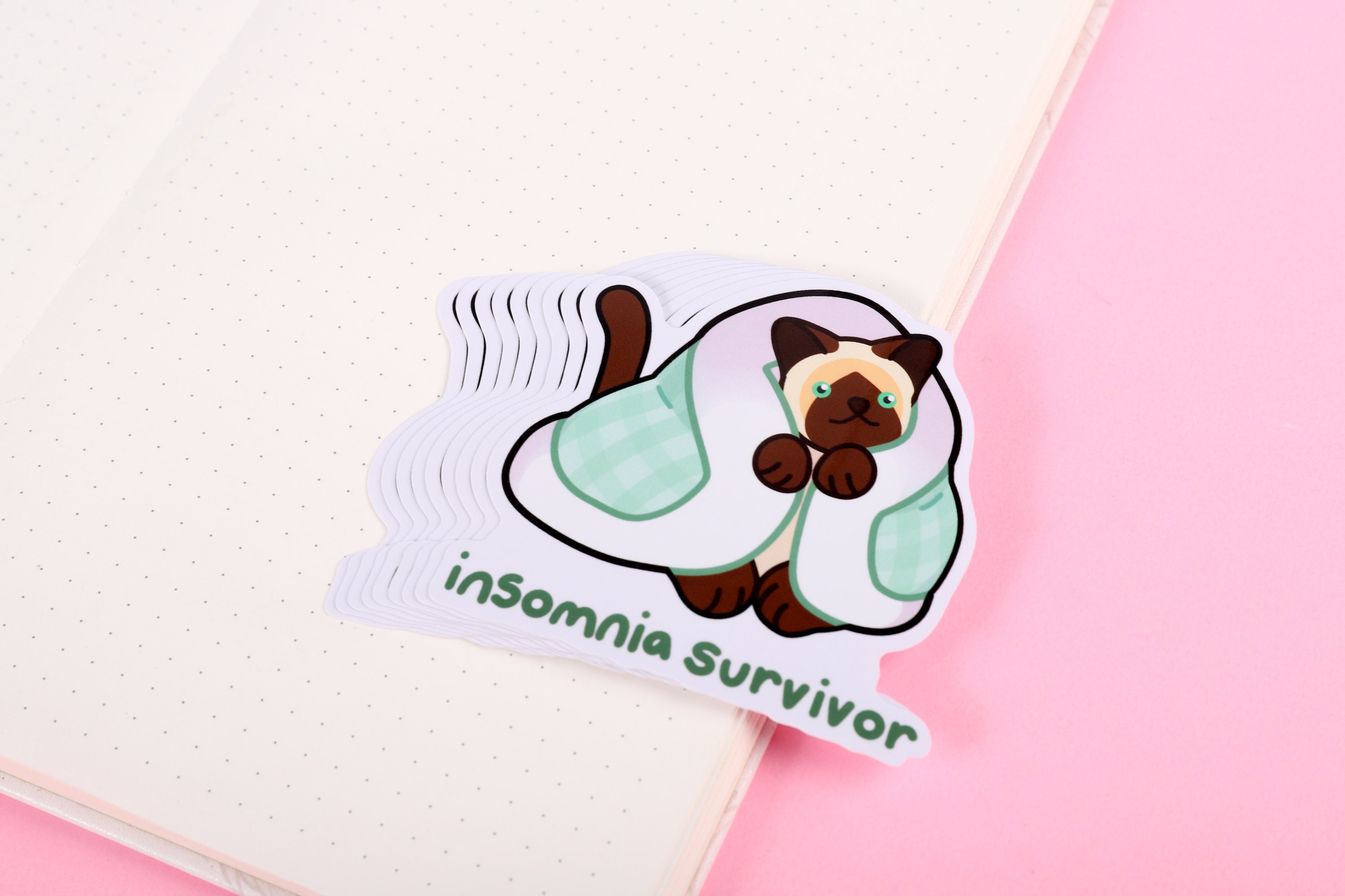 Webkinz Cat Survivor Stickers, Sleepy Cat, 3