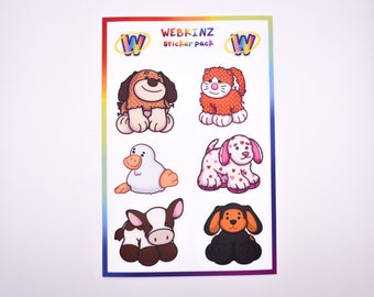 Webkinz Sticker Sheet