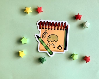 Steve's Notebook Die Cut Sticker