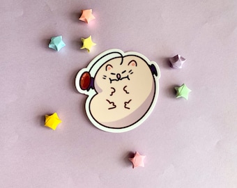 Final Fantasy Chonky Moogle Die Cut Sticker