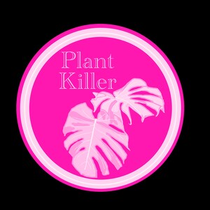 Asesino de plantas Pegatina