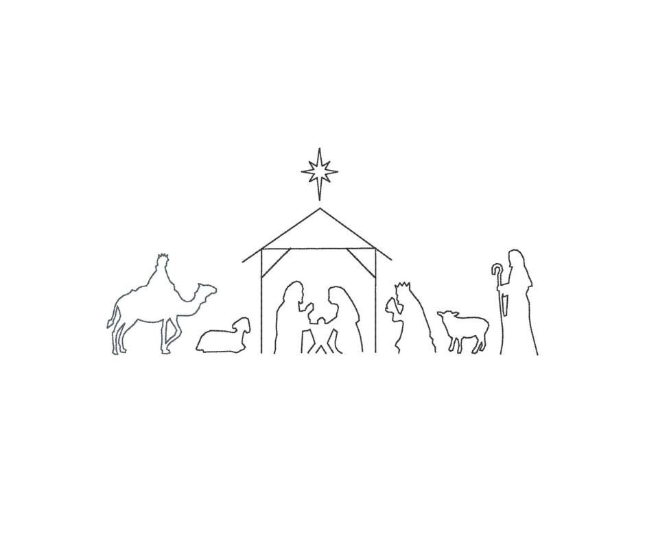 Nativity Scene Outline