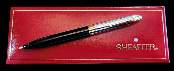 Sheaffer Crest modern Ballpoint Pen Unusual Variant Chrome Gold