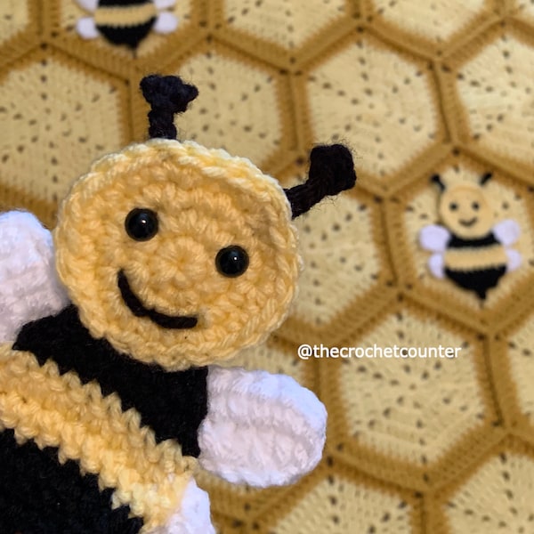 Bumble Bee Baby Blanket PATTERN/Crochet