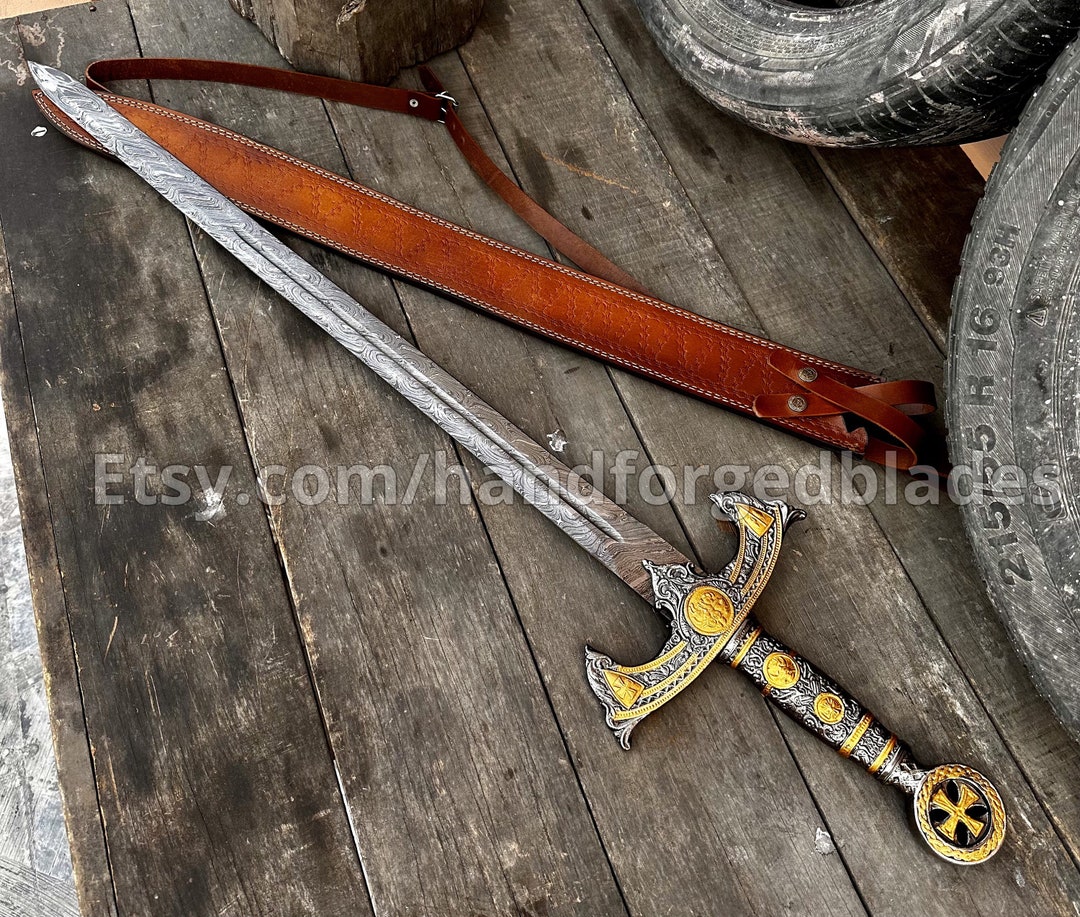 Medieval Sword / Sacred Holy Longsword Ornate Knight Templar - Etsy