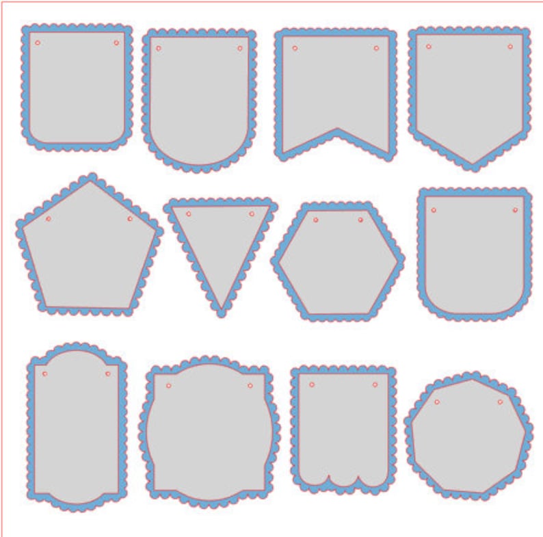 Download Clip Art Bunting Flag Svg Cricut File Pennant Svg Cameo File Bunting Svg Dxf Scalloped Banner Svg Birthday Banner Svg Art Collectibles
