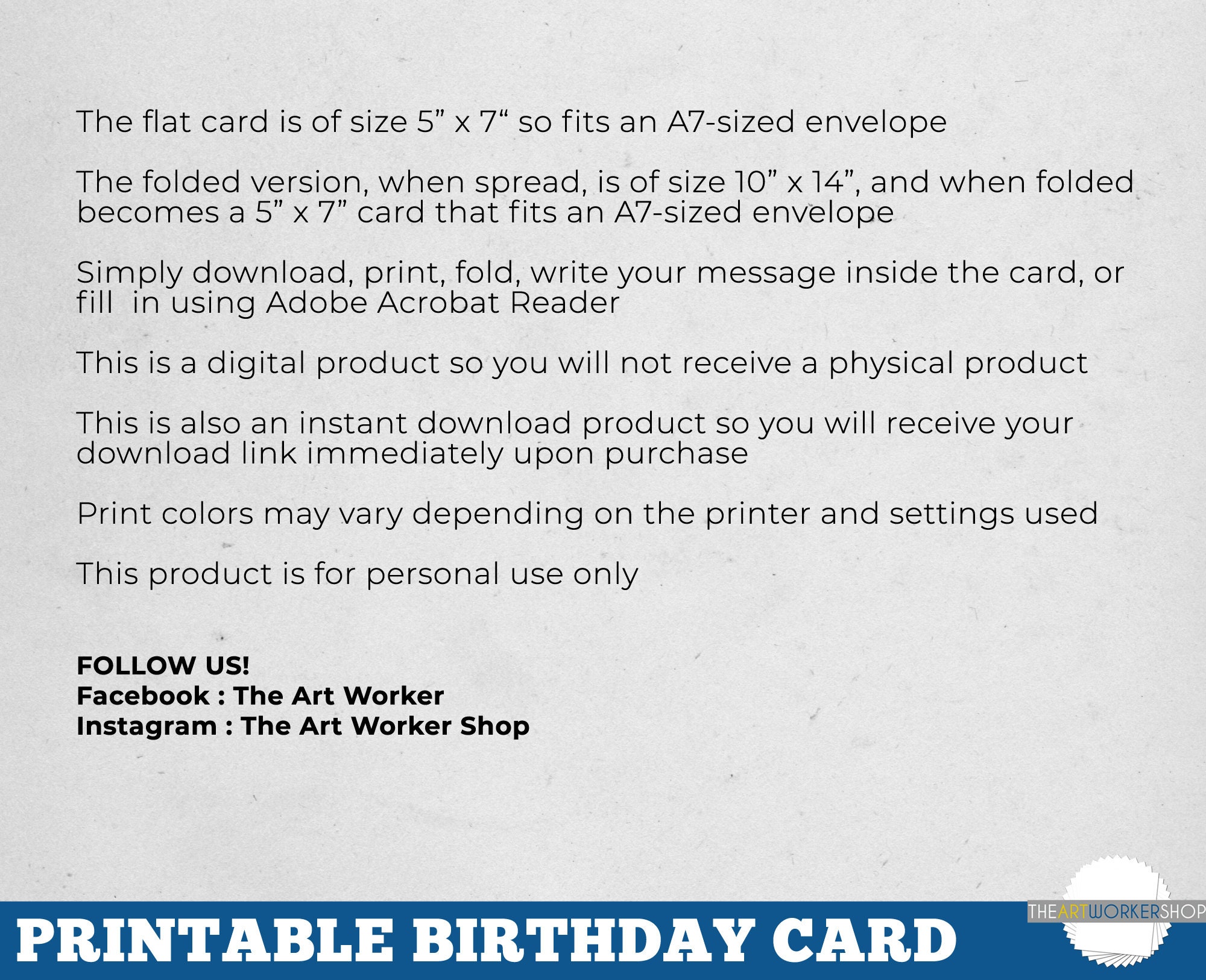 Printable Movie Ticket Birthday Card | Movie Buff Birthday Card | Old