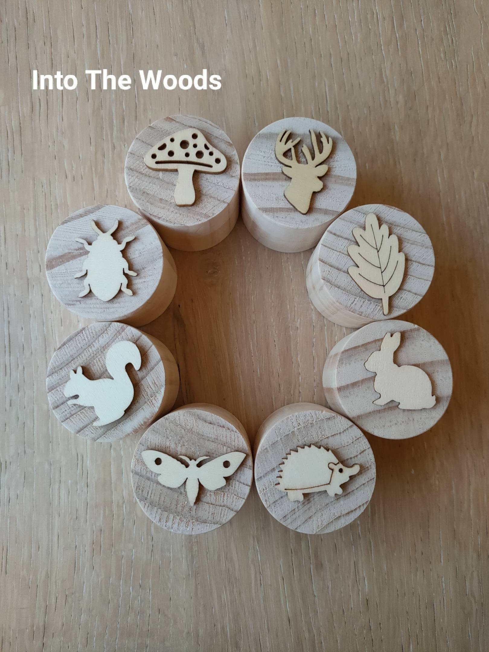 LIMITED EDITION Wooden Playdough Stamp Sets Etsy Australia