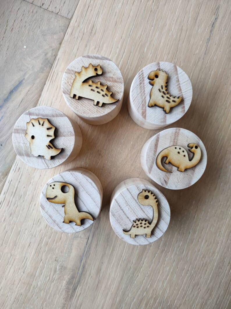LIMITED EDITION Wooden Playdough Stamp Sets Etsy Australia