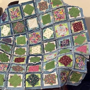 Denim rag quilt
