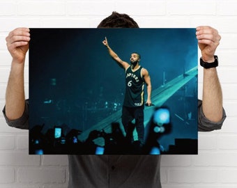 Drake Performs wearing a OVO Scorpion merch vest and Custom Drake Performs wearing a OVO Scorpion merch vest and Custom