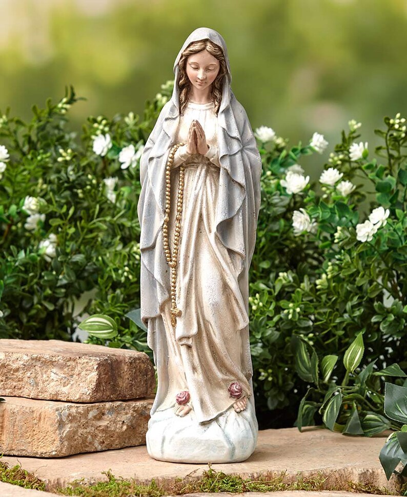 Mary Mother our lady saint statue outdoor indoor 14 or 20 Etsy