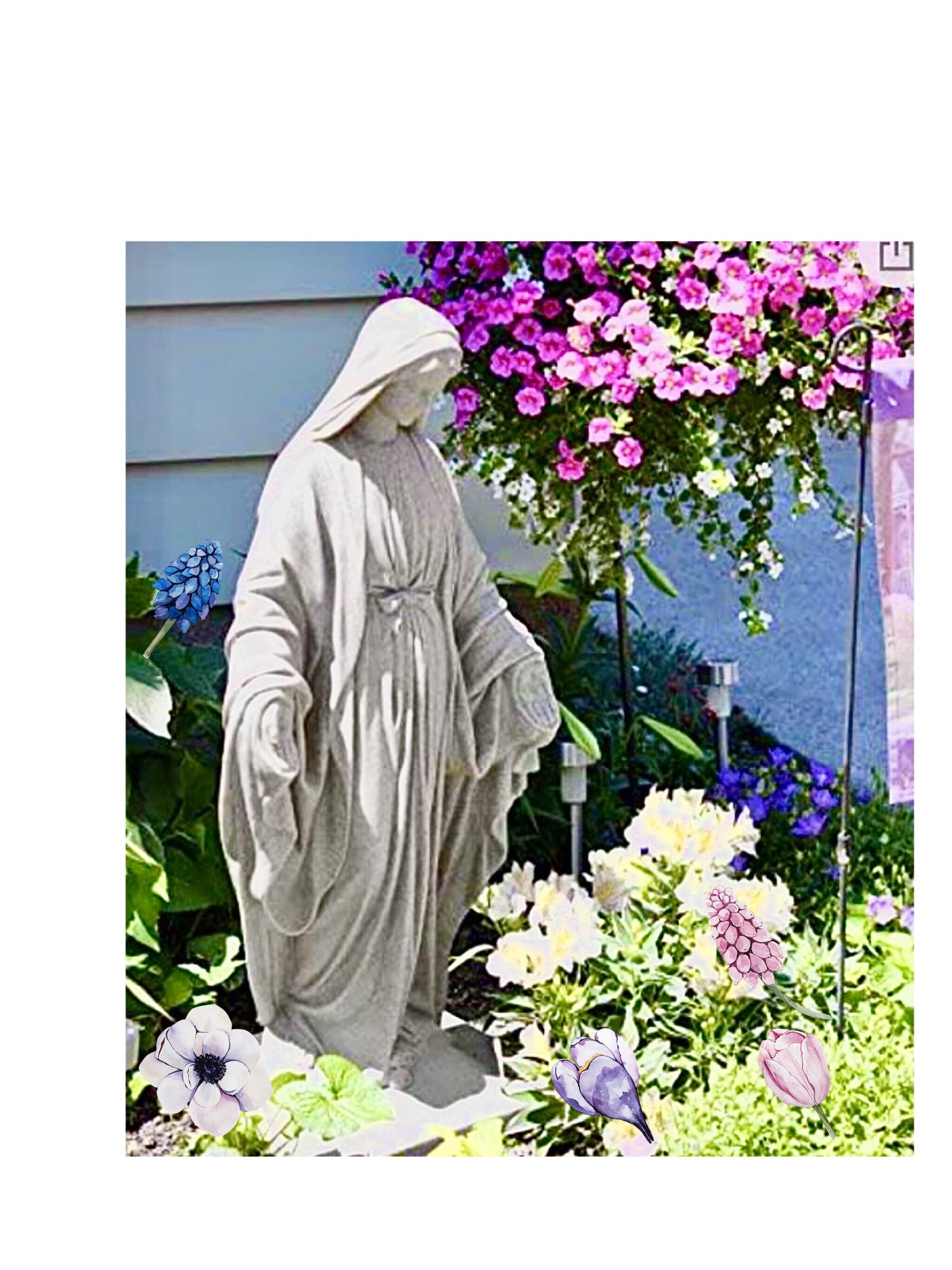 Mary Mother statue 34 6 pounds. Miraculous Home Living | Etsy