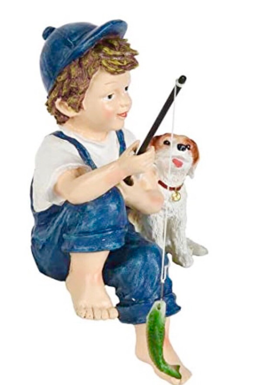 Little Boy Fishing Pond little Frederic Larry fisherman 10 Etsy