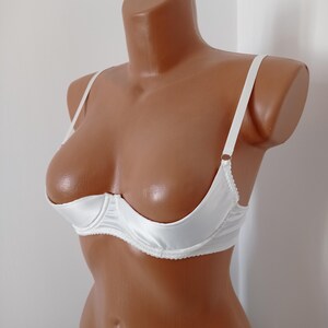 Half Cup Bra Shelf Bra Open Plus Size Bra Quarter Cup Bra Cupless Bra with Support No Cup Bra for Large Bust Custom Sizes Different Colors image 7