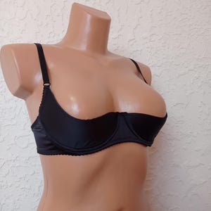 Half Cup Bra Shelf Bra Open Plus Size Bra Quarter Cup Bra Cupless Bra with Support No Cup Bra for Large Bust Custom Sizes Different Colors image 5