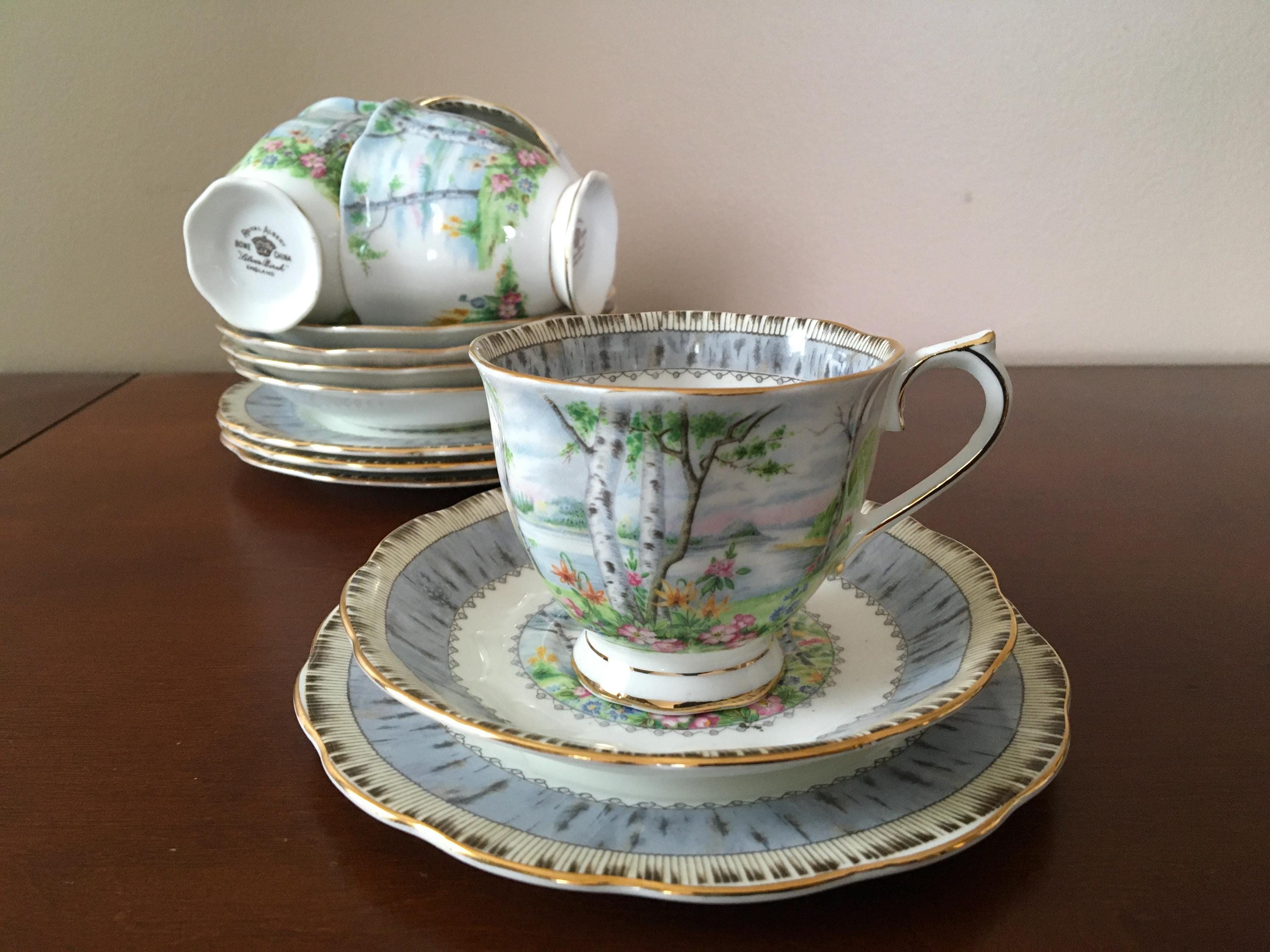 Royal Albert Silver Birch - Etsy Canada