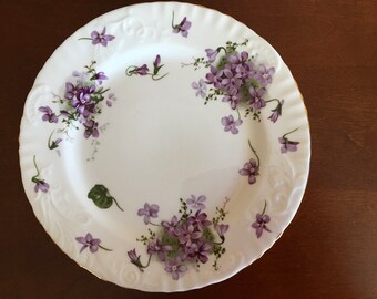 Fine Bone China Free Standard Shipping in the U.S.A. Hammersley Victorian Violets Large 13 inch Platter Made in England