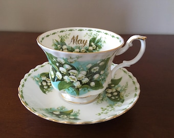 Royal Albert Flower of the Month May Lily of the Valley - Tea Cup