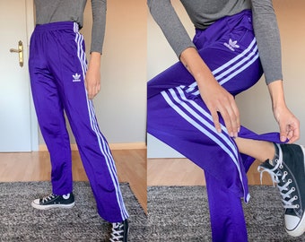 purple and orange adidas tracksuit