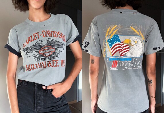 Vintage Harley davidson T-shirt / One of a Kind Ha