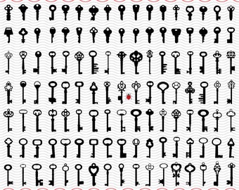 Vintage Key Svg Etsy