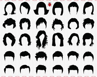 Download Hairstyle Men Svg Etsy