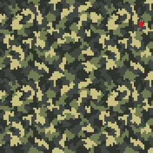 SVG Pixel Militaristic Camouflage, Seamless Pattern, Digital clipart, eps, jpg, Camouflage vector, Instant download svg, png, dxf for Cricut